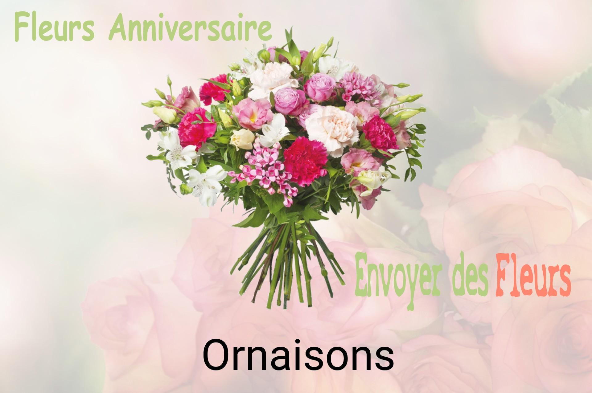 Bouquet de fleurs d’anniversaire livré à Ornaisons
